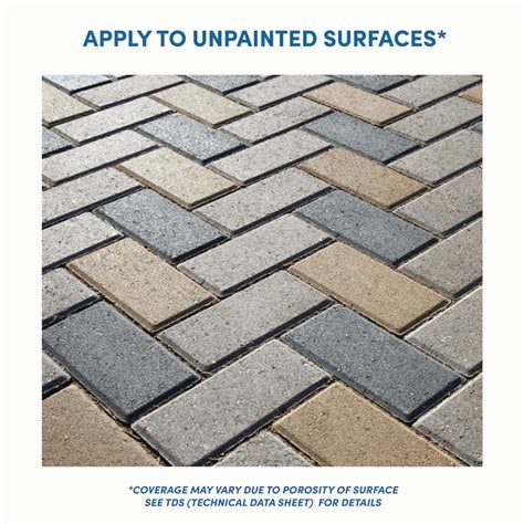 Rainguard Water Sealers Paver Sealer Clear, Natural Super Flat ...