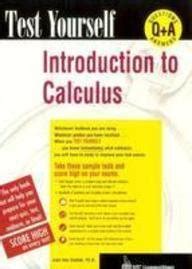 Test Yourself - Introduction To Calculus : Amazon.in: Books