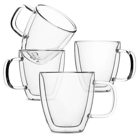 BTäT- Espresso Cups, Espresso Coffee Cups, Set of 4 (5 oz, 150 ml ...