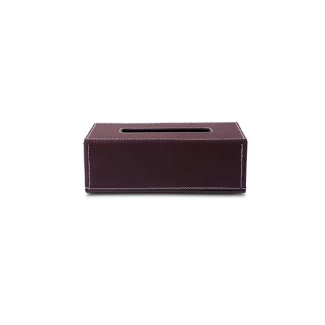 Modella Tissue Box Holder Bordeaux