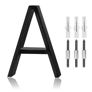 5" Stainless Steel Floating House Number, Metal Modern House Numbers ...