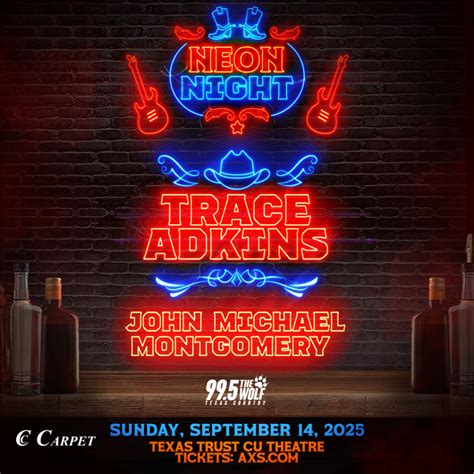 Trace Adkins and John Michael Montgomery at Texas Trust CU Theatre at ...