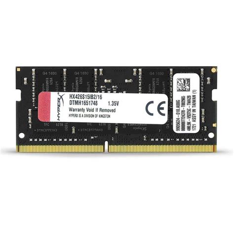 Kingston HyperX HX426S15IB2-16 Laptop Ram Impact Series 16GB (16GBx1 ...