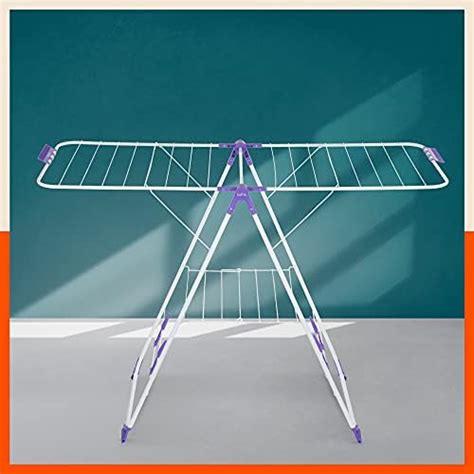 Bathla Foldable Clothes Drying Stand - Neo | 26 Drying Rails - 45 Feet ...