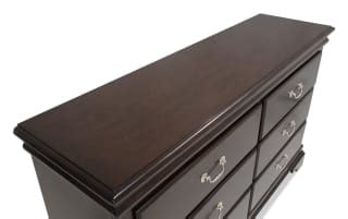 Middleton Cherry 6 Drawer Dresser | Bob's Discount Furniture & Mattress ...