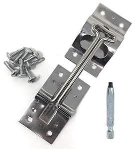 LandCamp 4" Stainless Steel T-Style RV Door Stop Trailer Camper Latch ...