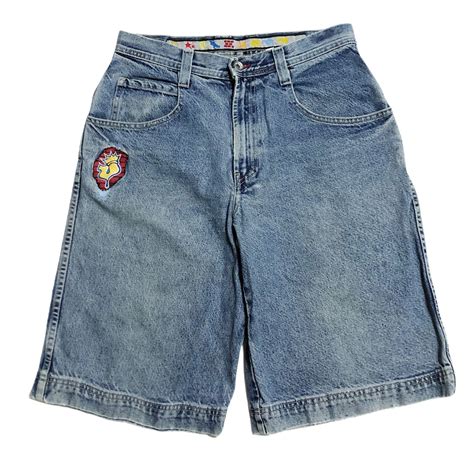 90s JNCO 刺繍 バギー デニム ショーツ 【W34】MADE IN USA | BACK IN THE DAYZ.