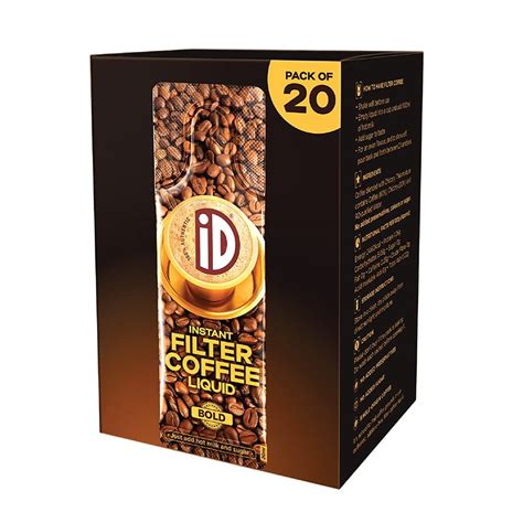 iD 100% Authentic | Bold | Coffee Decoction | Liquid | Instant Filter ...