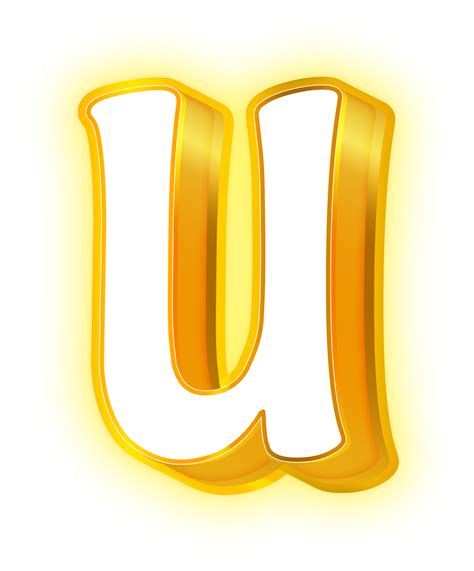 Neon Letter U PNG 的图像结果