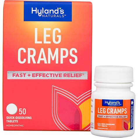 Hyland's Naturals Leg Cramp Tablets, Natural Relief of Calf, Leg and ...