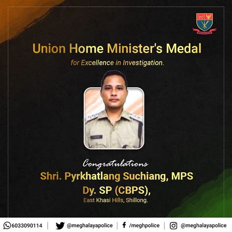 Recipients of Union Home Minister's Medal for Excellence in ...