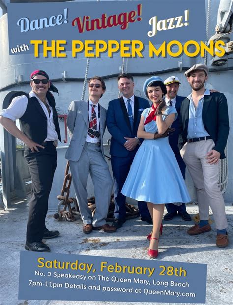 The Pepper Moons debut on the Queen Mary!, Queen Mary, Long Beach, CA ...