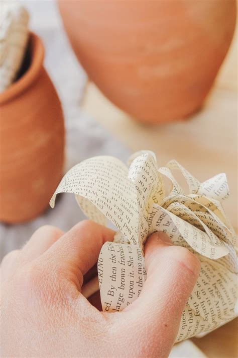 Image result for Book Paper Flower Tutorial