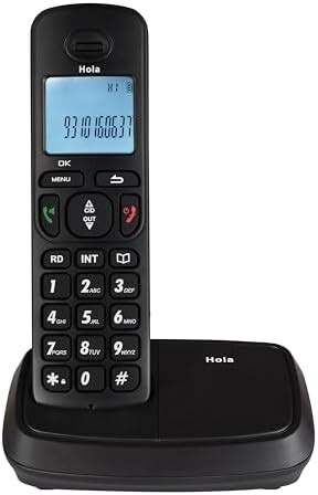 Hola TC700n Cordless 2.4Ghz Landline Phone with Caller ID Display, Upto ...