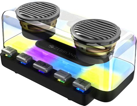ZEBRONICS Music Bomb 20 15W Output, Portable Wireless Speaker, 36h ...