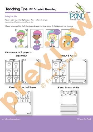 Image result for Elf Directed Drawing