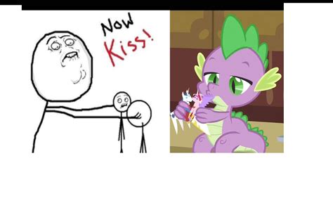 How was this not a meme reference? | Now Kiss! | Know Your Meme