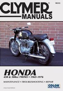 Honda CB/CL450 & CB500T Motorcycle (1965-1976) Service Repair Manual ...