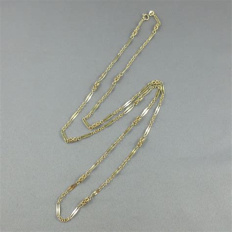 10K yellow gold chain - La Boîte à Bijoux