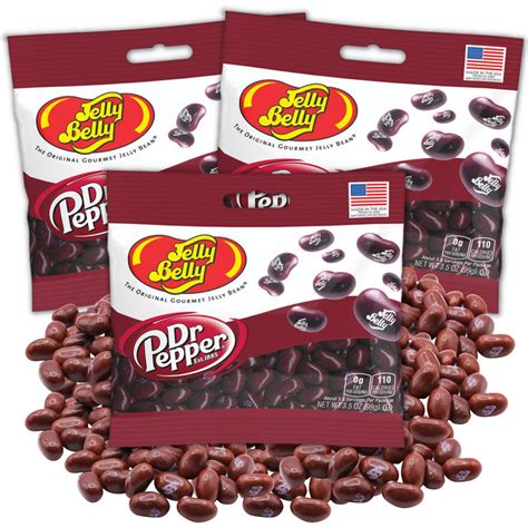 Sweetzo Dr Pepper Jelly Beans Soda Flavored Chewy Candies Bulk ...