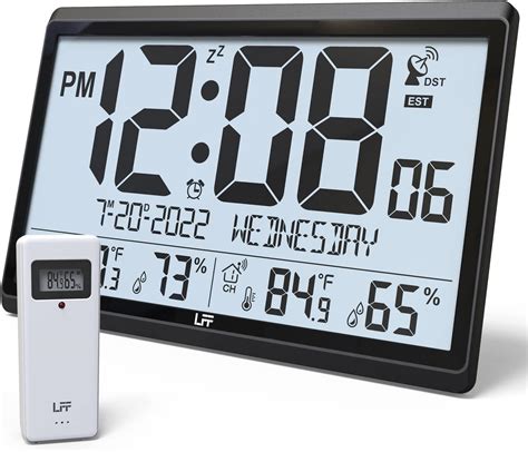 LFF Atomic Clock/Never Needs Setting, Battery Operated, Atomic Wall ...