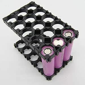 RANDWICK Battery Spacer Holder 10pcs Cell Radiating Batteries ABS ...