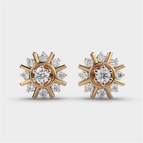 Buy Ferris Wheel Diamond Stud Earrings At Jewelbox