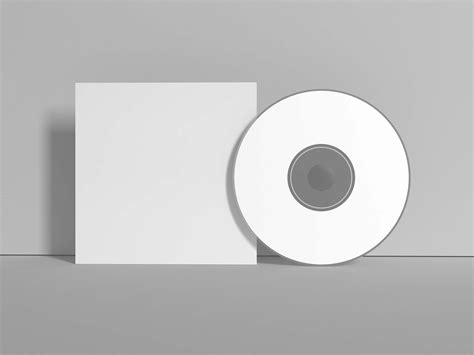 Free Branding CD Cover Mockup (PSD)