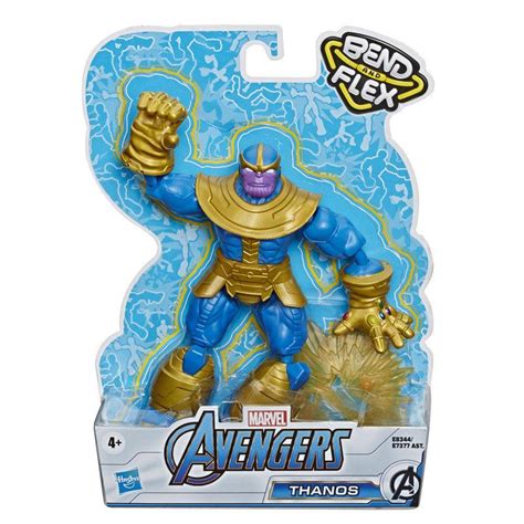 Buy Marvel Avengers Bend And Flex Action Figure Toy, 6-Inch Flexible ...