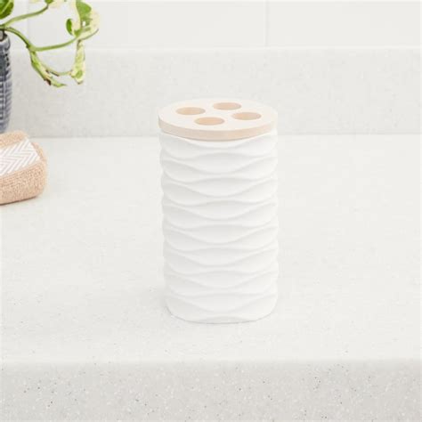 Buy Marshmallow Textured Tooth Brush Holder from Home Centre at just ...