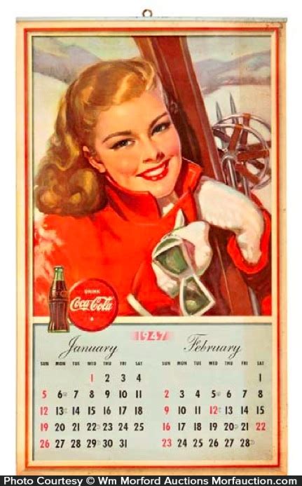 1947 Coca-Cola Calendar.