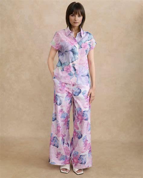 Rareism Women Prell Multi Collared Neck Button Closure Regular Floral