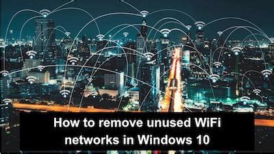 Image result for Remove WiFi Networks