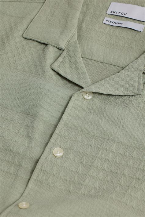 Buy Men's Repos Green Shirt Online | SNITCH