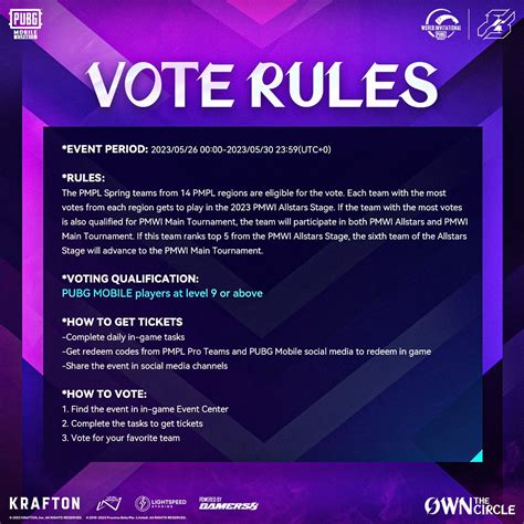 PMWI 2023 All Stars Fan voting to start on May 26, All Rules