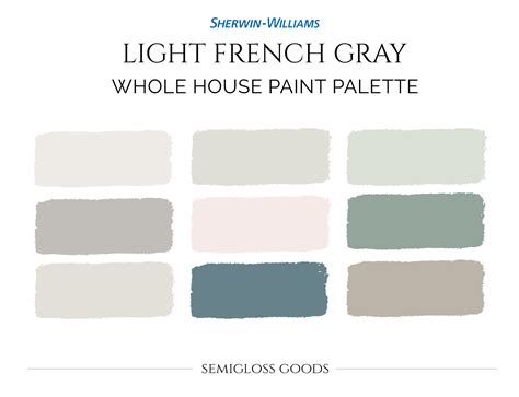 Sherwin Williams Light French Gray Palette, Light French Gray ...