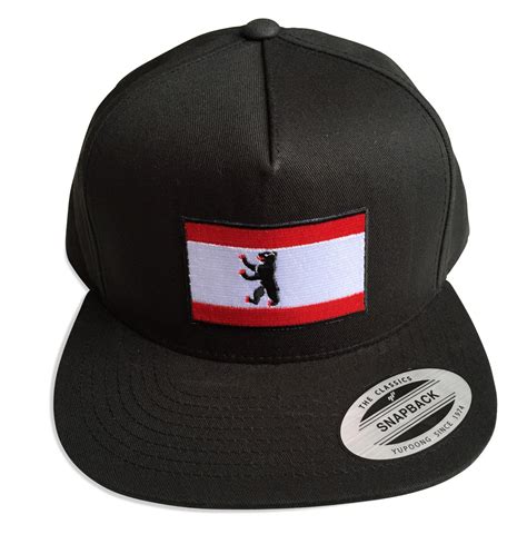 Berlin City Flag Snapback Cap, by Well Done Goods