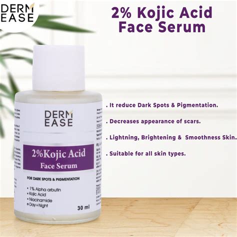 2 Percent Kojic Acid Face Serum for Skin – Dermease Store