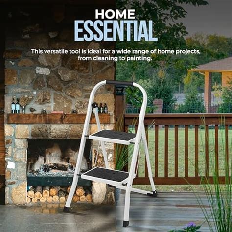 Simpli-Magic 2-Step Ladder, 350 LBS Capacity Folding India | Ubuy