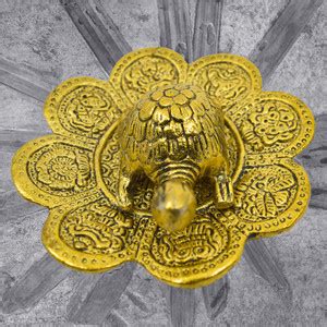 Real Craft Metal Turtle Tortoise on Plate Vastu Statue Decorative ...