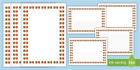 Moldova Flag Page Borders (teacher made) - Twinkl