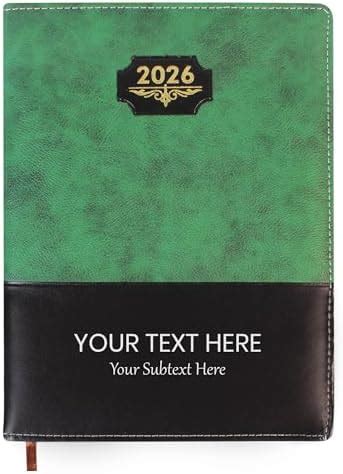 Customized 2026 Diary With Name or Text | New Year Diary 2026 with with ...