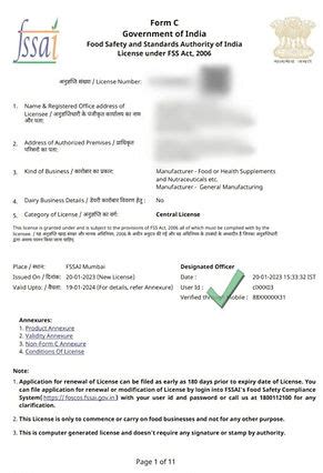 FSSAI Central License - Process, Fees, Documents, Cost, Requirements ...