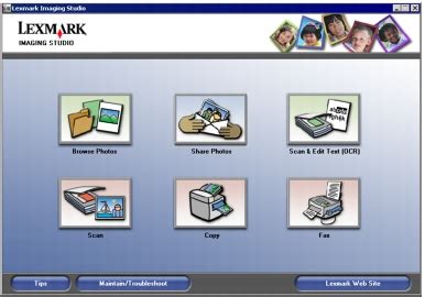 Descripción del software del dispositivo Todo en Uno