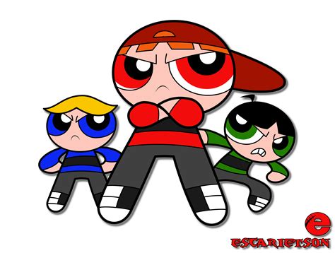 The Rowdyruff Boys Vector by Escarietson on DeviantArt