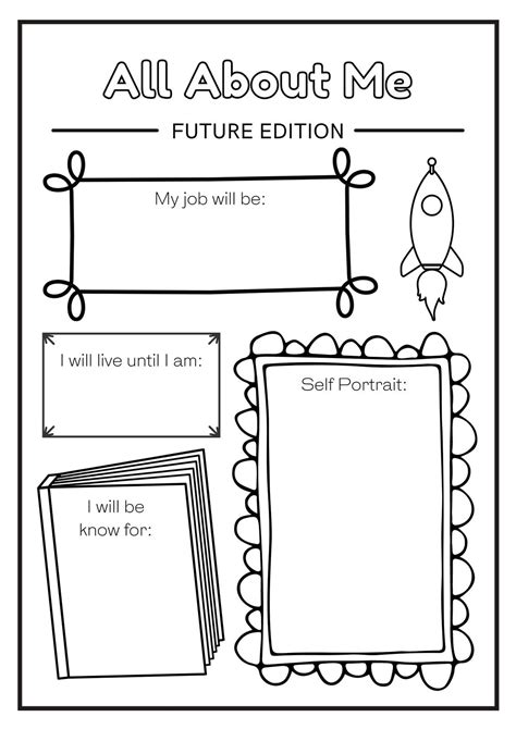 Printable All About Me Worksheet