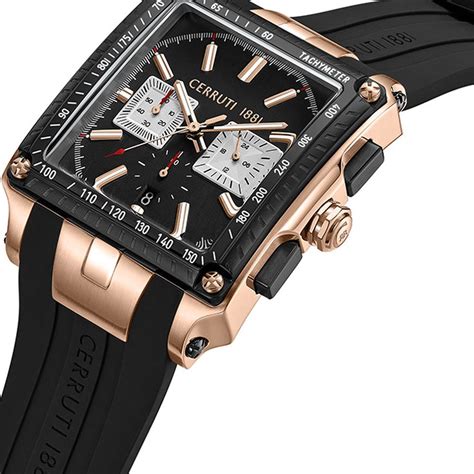 Buy Online Cerruti 1881 Quartz Chronograph Black Dial Stainless Steel ...
