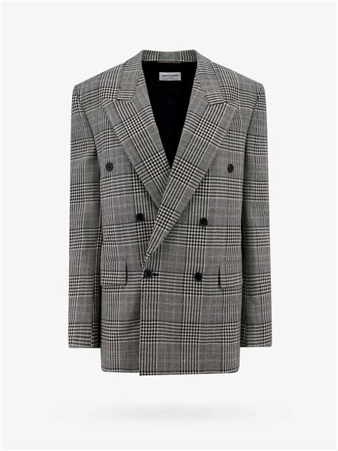 Saint Laurent Blazer Grey Womens Saint Laurent