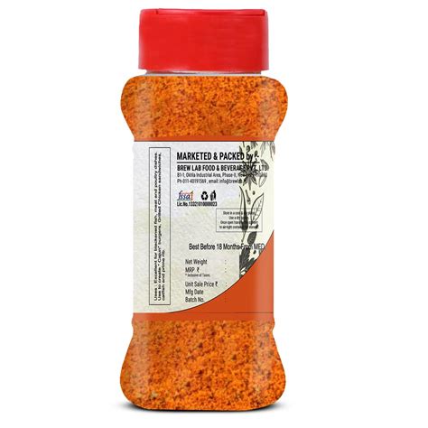 Brew Lab Combo Of Cajun, Smoked Paprika And Piri Piri Seasoning-100gm X ...