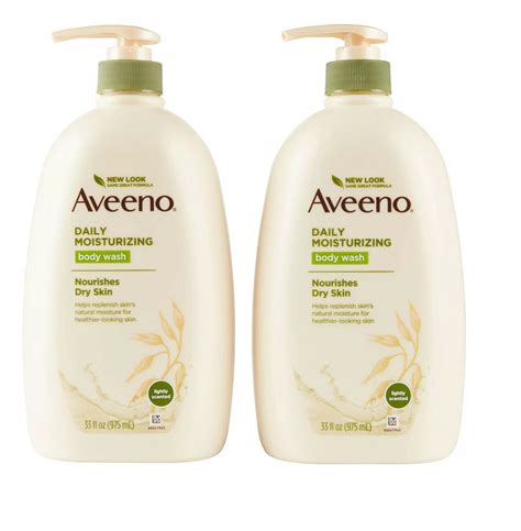 Aveeno Daily Moisturizing Body Wash (33 fl. oz., 2 pk.) Shower Gels ...